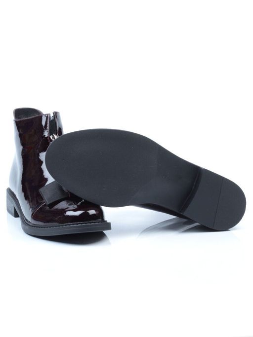 01-CA104-3 WINE Ботинки женские (натуральная кожа, байка) - No name фото 17