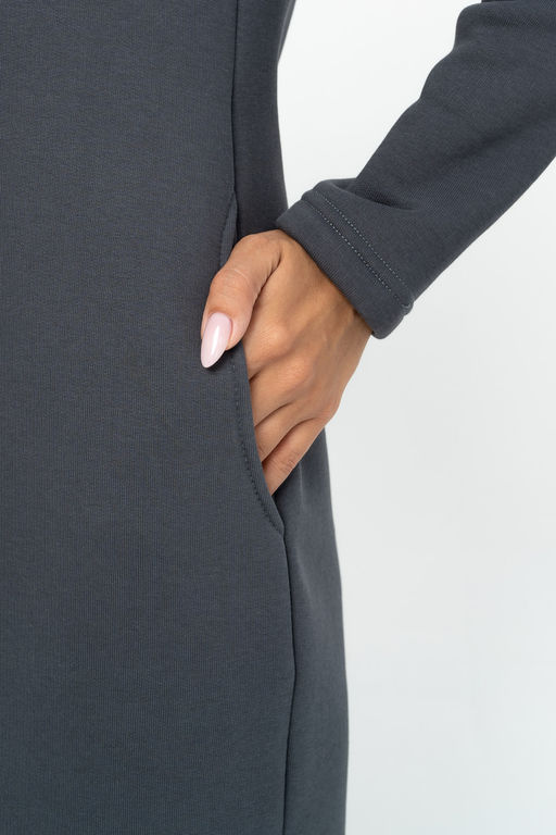 Платье женское 476L17 т.графит - Solo mio фото 8