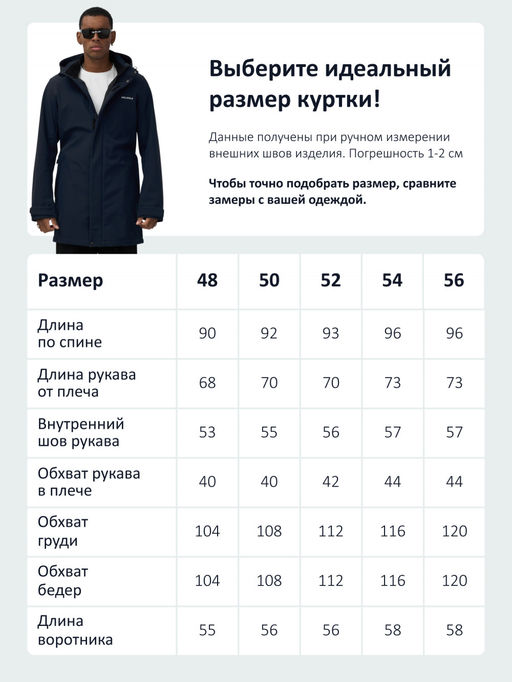 Парка спортивная мужская с капюшоном softshell темно-синего цвета 9565TS - Mtforce фото 30