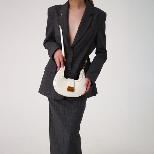 Сумка женская TEXTURA, маленький размер, цвет молочный  фото 3