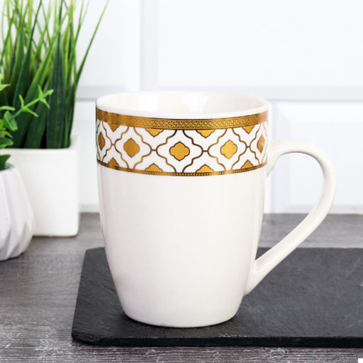 Кружка Орнамент Белая / А3 /уп 72/ микс 4 - ГалеонТрейд фото 4