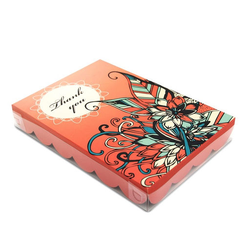 Цена за 5 шт. Коробка для печенья «Благодарю», 22×15×3 см