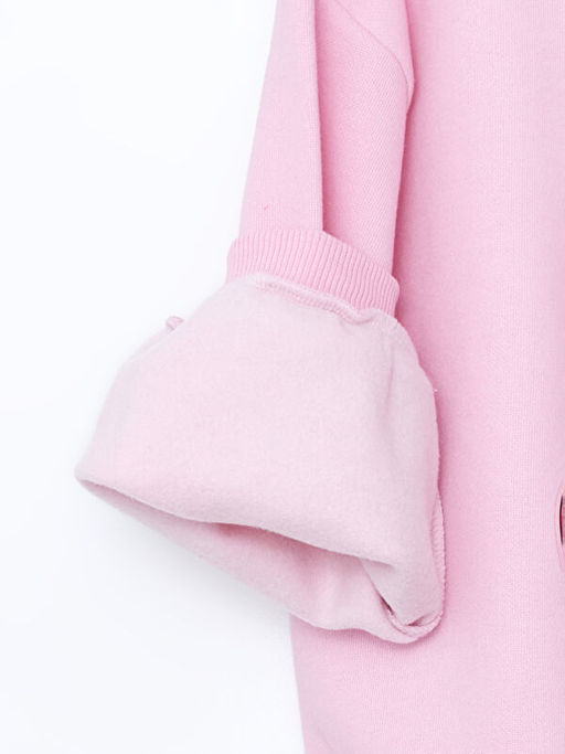 Bisiklet Yaka Barbie Bask?l? K?z ?ocuk Sweatshirt - Waikiki фото 2
