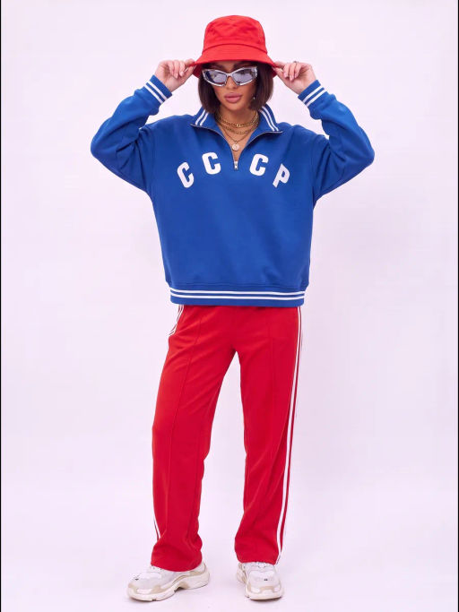 свитшот толстовка СССР футер 3хнитка петля, качество пенье - Knitka wear фото 15