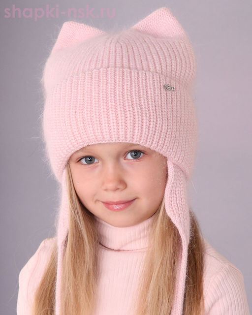 07-56-M Шапка для девочки флис (52-54)