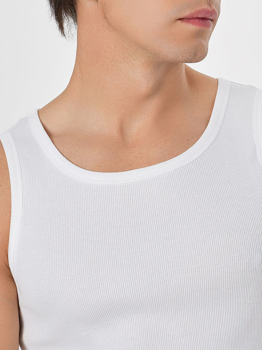 Майка бельевая мужская белая