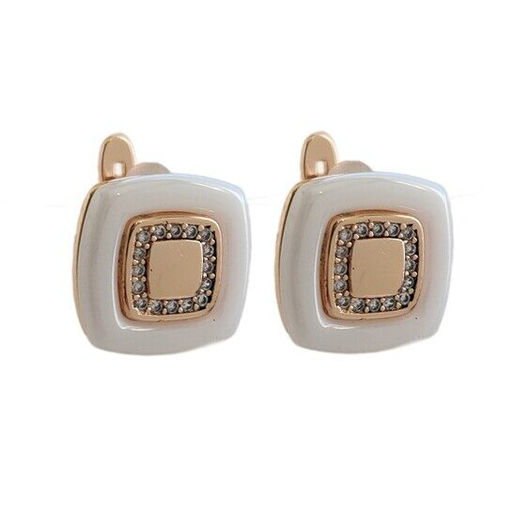 Серьги с керамикой