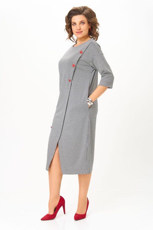 Платье Michel Chic 2190 чернно-белый  фото 3