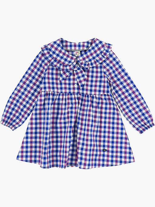 Платье в клетку UD 6140 син-черн клетка - Mini maxi фото 8