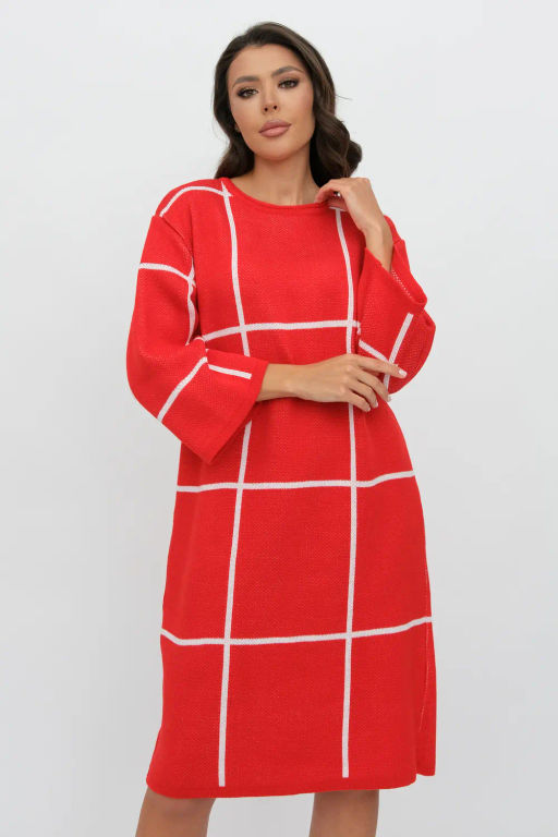 ЗЛАТА Платье 3-706/красный