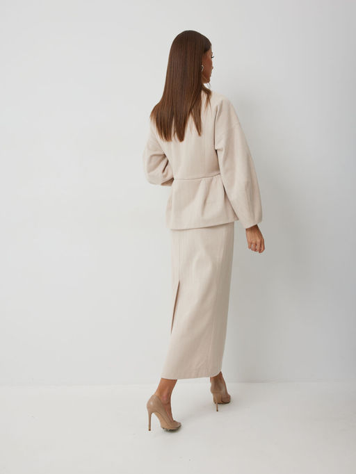 Юбка VN Fashion 1049 бежевый
