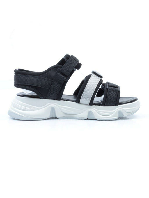 08-PED76-1 BLACK Босоножки (текстиль, стелька натуральная кожа) - Фабричный китай фото 10