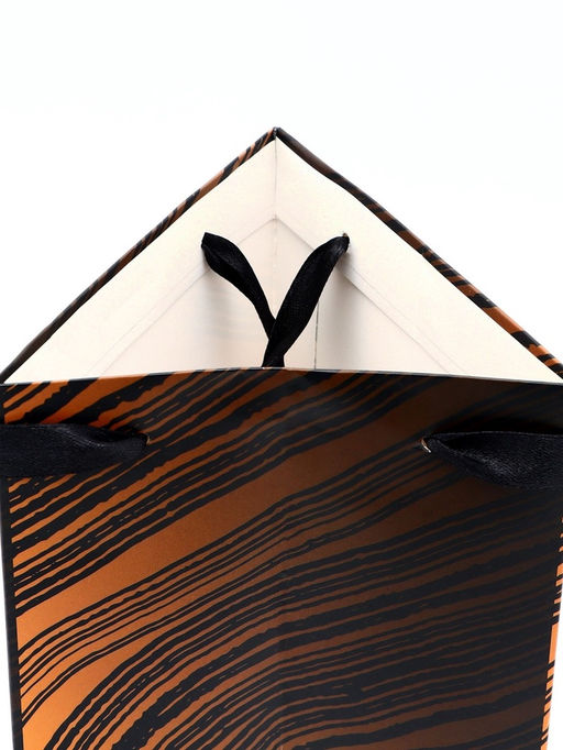 Пакет подарочный под бутылку,Джентльмену,13?32?11.3 см