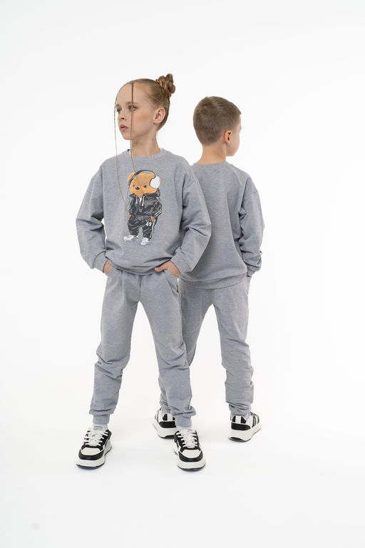 Костюм детский меланж тедди в наушниках