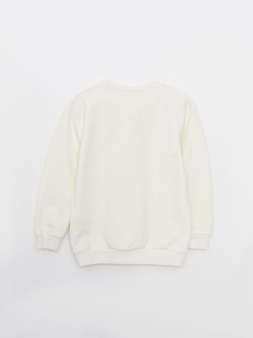 Bisiklet Yaka Uzun Kollu Bask?l? Erkek Bebek Sweatshirt - Waikiki фото 2