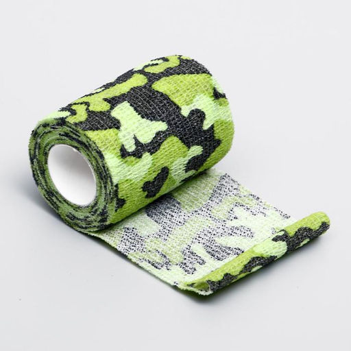Бинт самофиксирующийся Камуфляж, 7,5 см, макс. растяжимость 4,5 м, зелёный - Simaland фото 3