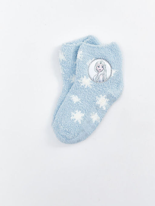 Elsa Desenli K?z ?ocuk Havlu Ev ?orab?