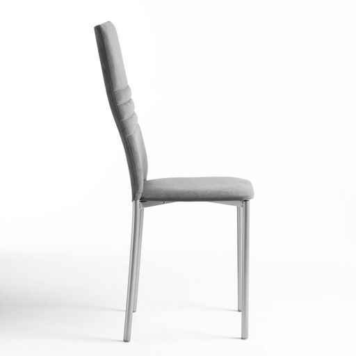 Стул для кухни «Клик Мебель. Венский 1», обивка велюр, цвет графит