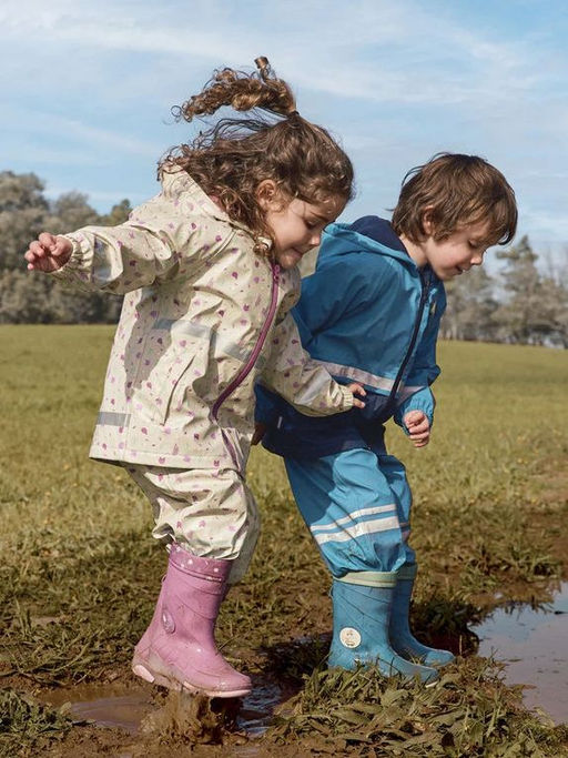 Утепленные резиновые сапоги для девочек LUPILU с мигающими пятками  фото 58