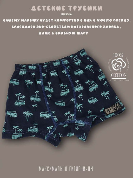 Комплект трусов для мальчика 3 шт. dff Тр 3000/11,14,17 Размер 28 - Sergio valentini фото 3