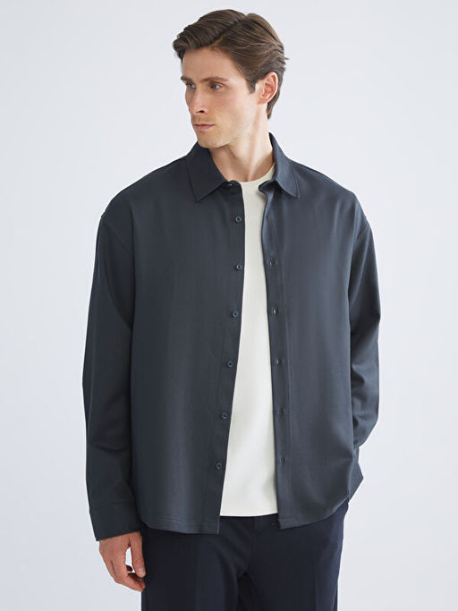 Slim Fit Uzun Kollu Erkek G?mlek