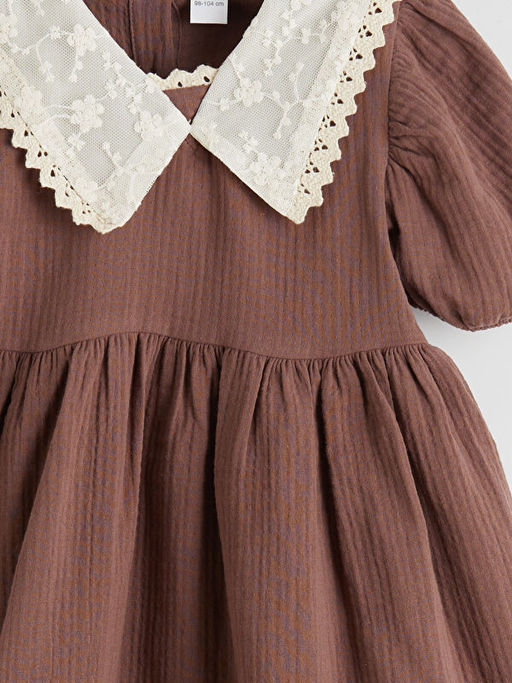 Bebe Yaka K?z ?ocuk Elbise