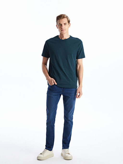 Bisiklet Yaka Penye Erkek Ti??rt