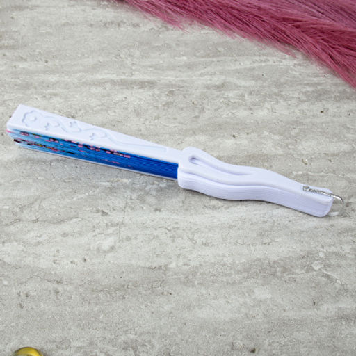 Веер 23 см / 622-8 /уп 12/600/ микс, пластик, полиэстер - Галеонтрейд фото 8