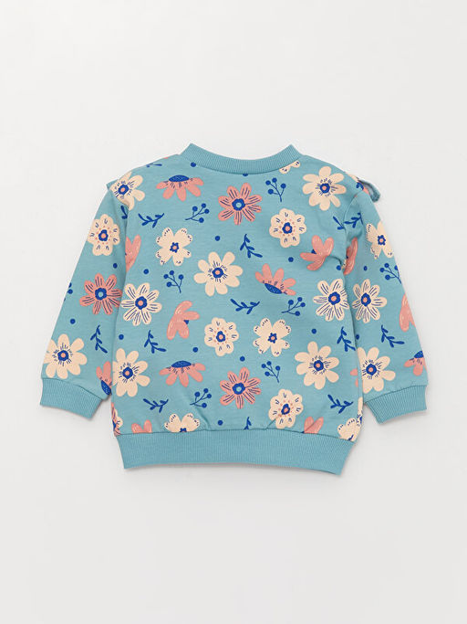 K?z Bebek Fermuarl? Sweatshirt ve E?ofman Alt 2li Tak?m - Waikiki фото 3