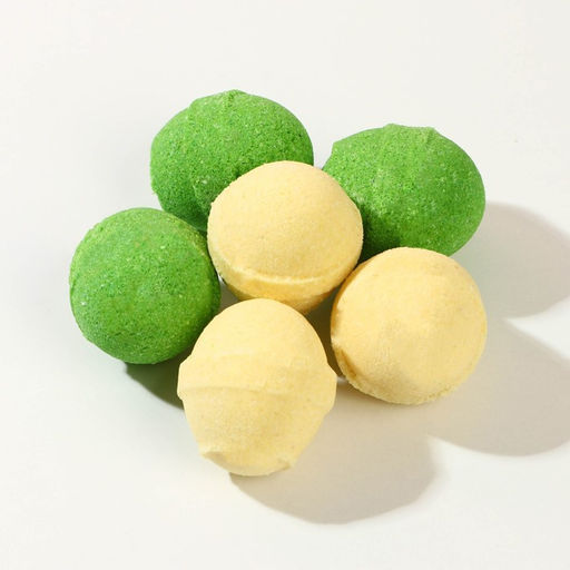 Бомбочки для ванны новогодние Дед Мороз, 6?20 г, Чистое счастье фото 2