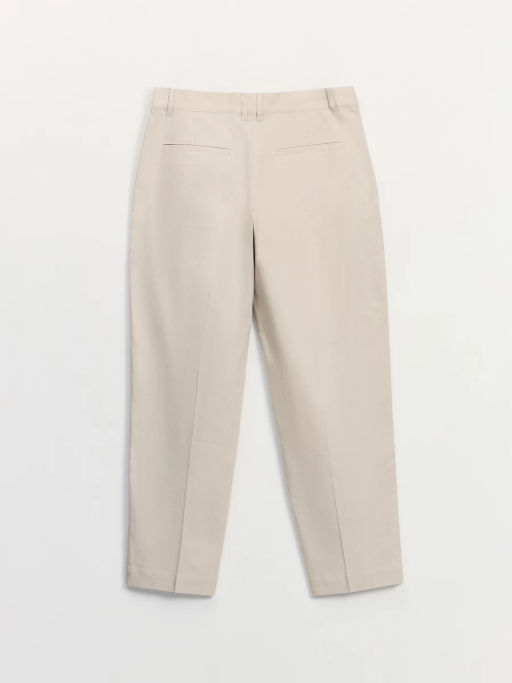 Брюки прямого фита из смесового льна ZR2605042113-36 / Zarina