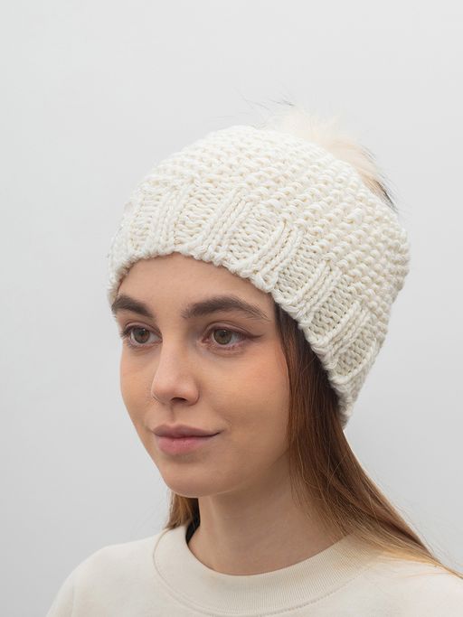 Шапка HERMAN арт. MAGGY 8520 (белый)