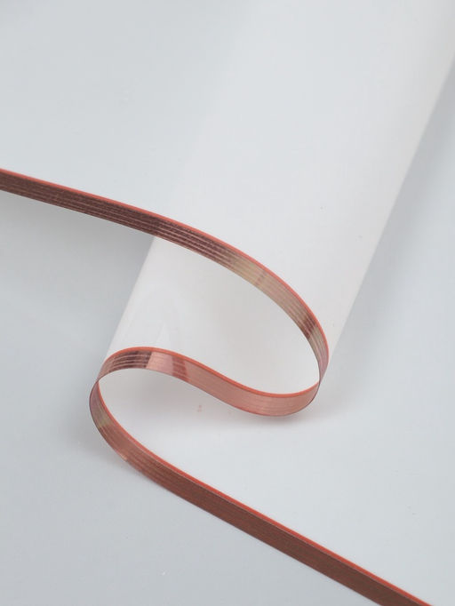 Цена за 20 шт. Плёнка для цветов «Кайма с тиснением», белая, 57×57±2 см