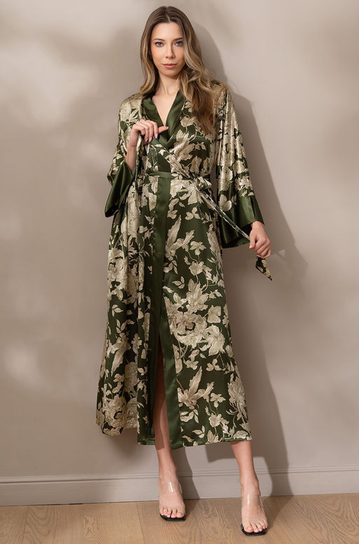 VITTORIA 5159 Длинный халат-кимоно Mia-Amore