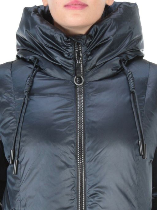 8056 DARK BLUE Пальто зимнее женское SIYAXINGE (200 гр. холлофайбера) - Fashion фото 10