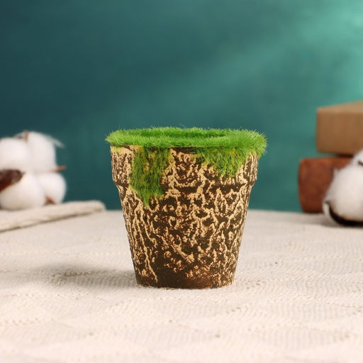 Цена за 4 шт. Флористическое кашпо «Трапеция», 6×6×6 см, пластик, с вкладышем из пенопласта