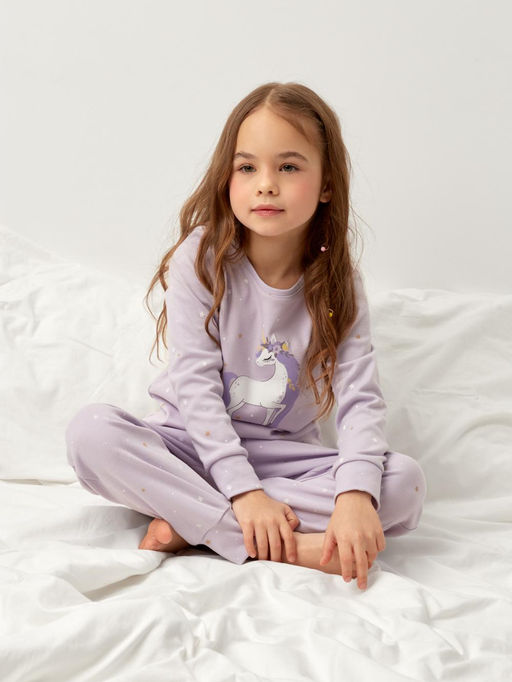 К 1621/лепесток орхидеи,звездочки пижама дет