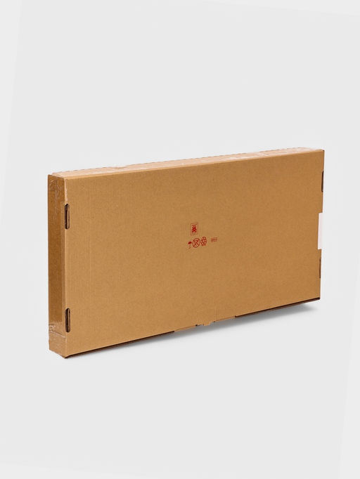 Плетёная корзина для белья с крышкой "Лён" 60л 43×20×80см, цвет графит