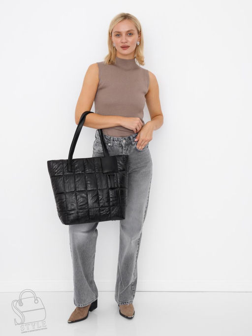 Сумка женская  58272L black Velina Fabbiano-Safenta  в Новосибирске