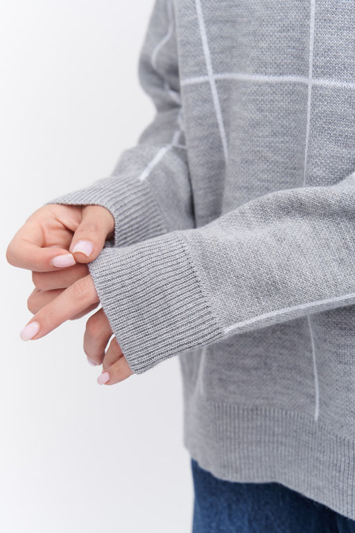 Джемпер В 2008/серо-белый - Злата Стиль фото 11