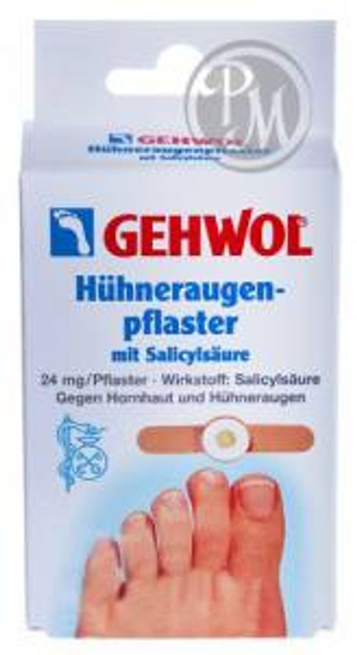 Gehwol huhneraugen pflaster extra мозольный пластырь 8шт