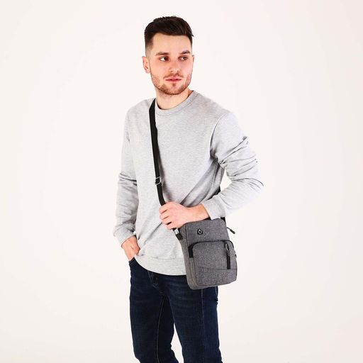 Сумка мужская, цвет серый - Simaland фото 7