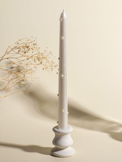 Набор свечей античных Белый жемчуг, 2.3?25 см, 2 шт., 7.6?28?2.3 см