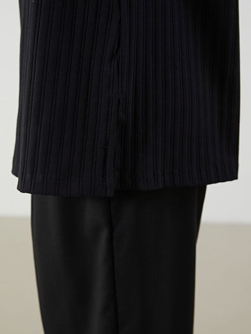 Bisiklet Yaka Fitilli Kad?n Tunik