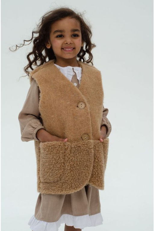 Жилет детский меховой ПЛЮША - Woollamb фото 10