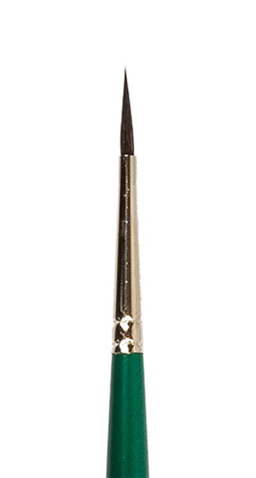 Кисть Green Line VISTA-ARTISTA 90211-03 имитация белки круглая 5 шт короткая ручка №03  фото 3