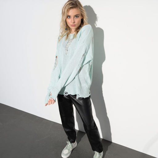 Джемпер Модный резонанс (mint) - Charutti фото 6