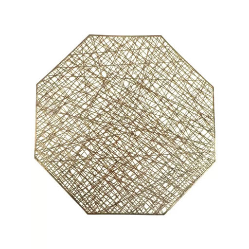 Салфетка декоративная полимер 38х38 см круглая Y4-5449 (407673) /DANIKS/