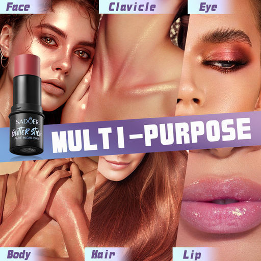 Тон 04 !SADOER Стик для контуринга лица хайлайтер, румяна, скульптор,  Caramel Mocha