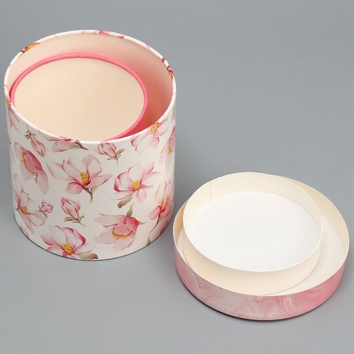 Набор шляпных коробок 2 в 1 With love, 13 х 13, 16 х 16 см - Дарите счастье фото 8